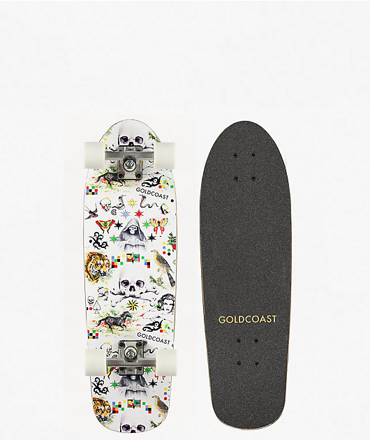 GoldCoast Kostechko Flash 28" Cruiser Skateboard Complete