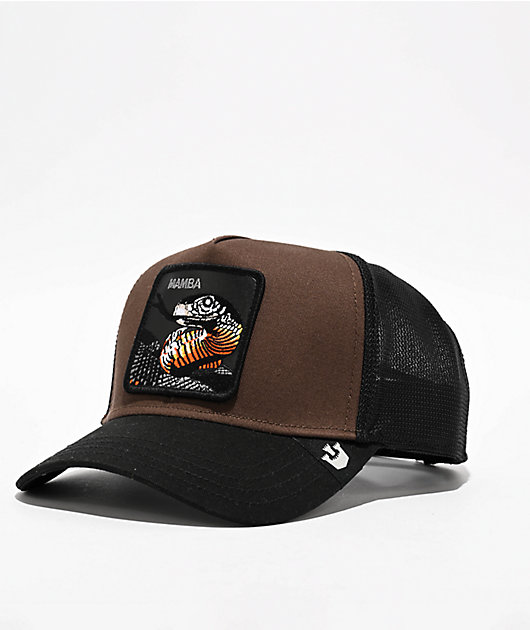 Goorin Bros Mamba Black Brown Trucker Hat