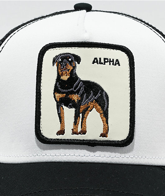 Goorin Bros. Alpha Dog Black & White Trucker Hat