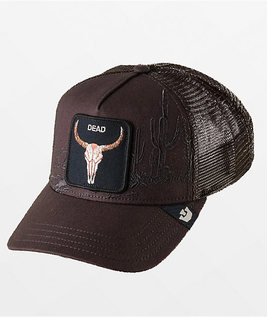Goorin Bros. Badlands Skull Brown Trucker Hat