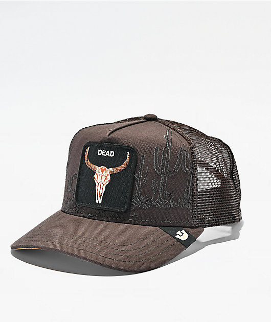 Goorin Bros. Badlands Skull Brown Trucker Hat