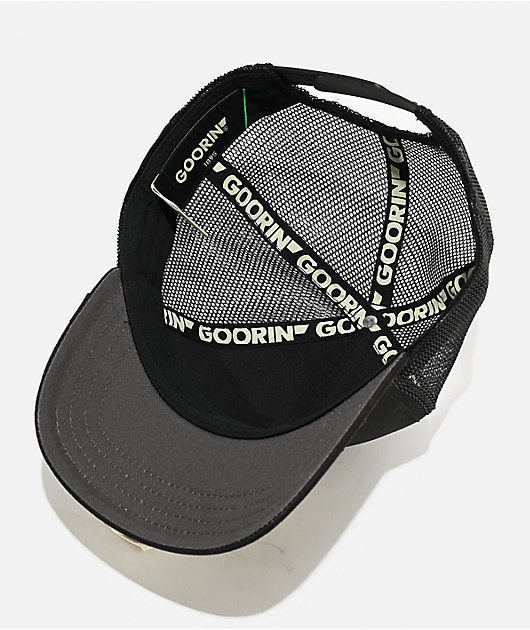 Goorin Bros. Cancelled Skull Black Trucker Hat