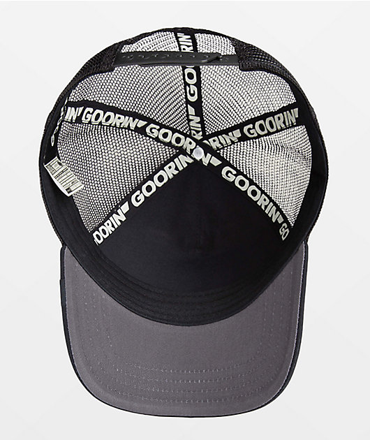 Goorin Bros. Cancelled Skull Black Trucker Hat