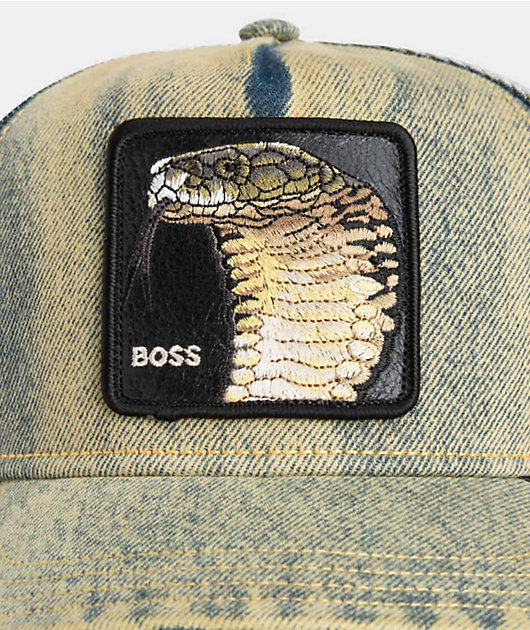 Goorin Bros. Pit Boss Cobra Denim Snapback Hat