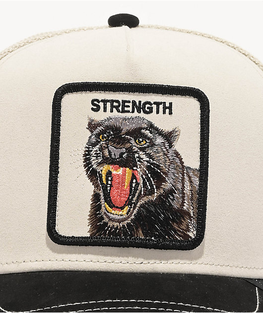 Goorin Bros. Strength Panther White & Black Trucker Hat