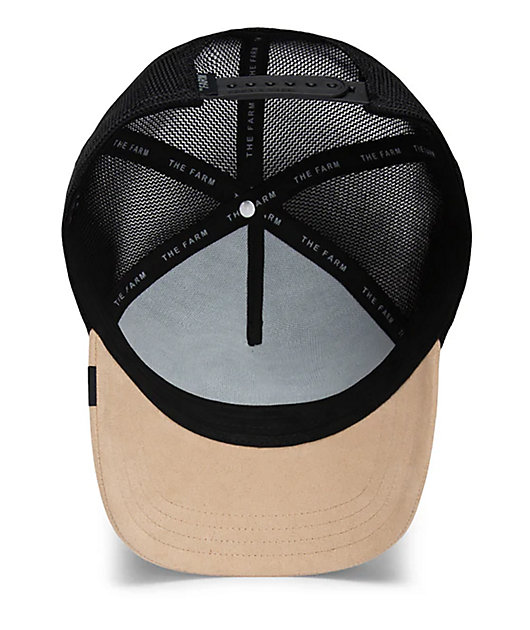 Goorin Bros. The Suede Cheetah Black Trucker Hat 