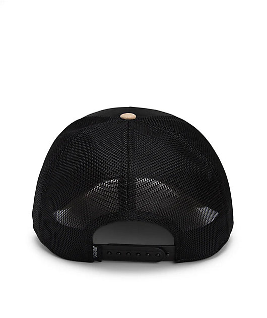 Goorin Bros. The Suede Cheetah Black Trucker Hat 