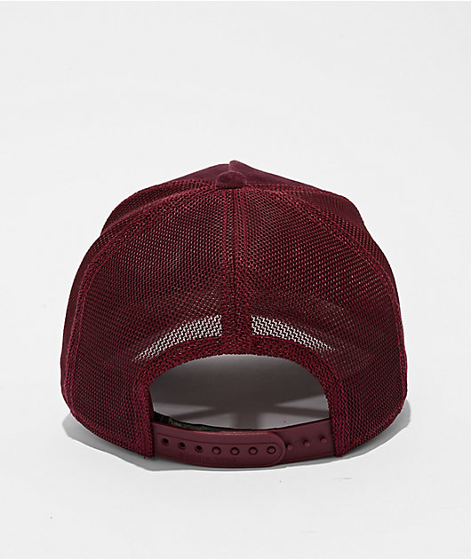 Goorin Bros. Tiger Burgundy Velour Trucker Hat