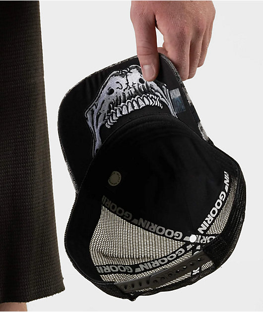 Goorin. Bros Bone Head Unalive Black Trucker Hat