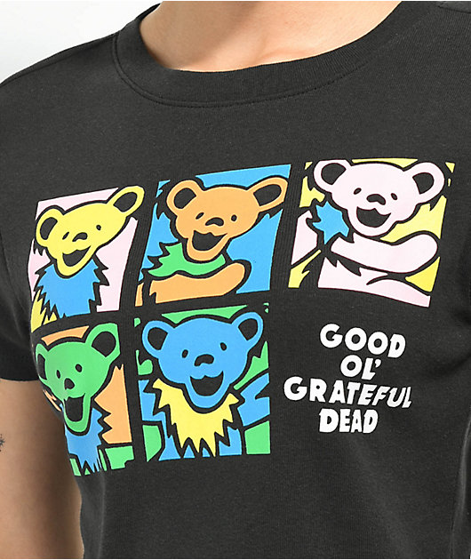 Grateful Dead Bears camiseta corta negra