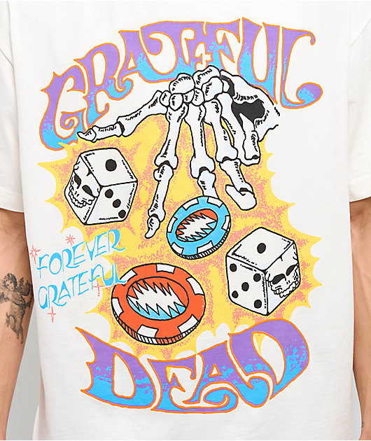 Grateful Dead Dice Throw White T-Shirt