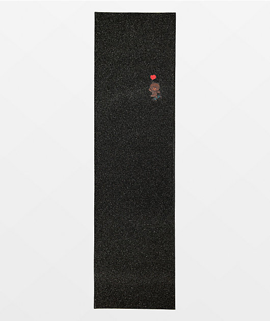 Grip de skateboard grizzly officiel rouge et noir SKATE GRIZZLY GRIP 
