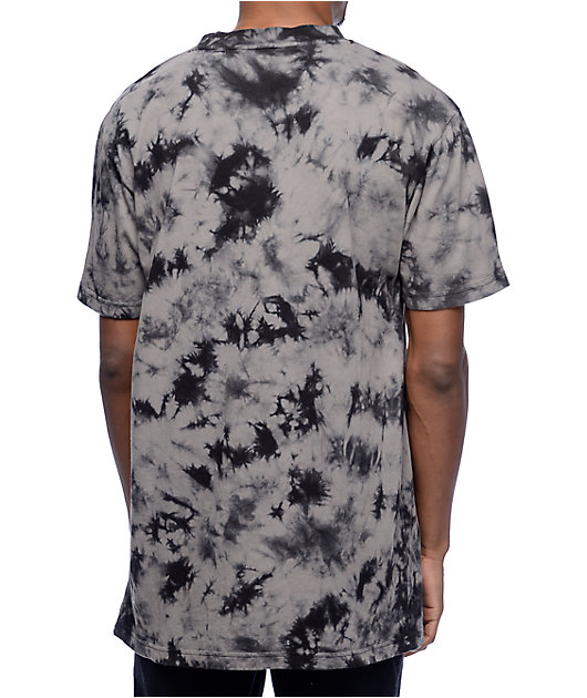Grizzly Mid-Plains Black Tie Dye T-Shirt | Zumiez