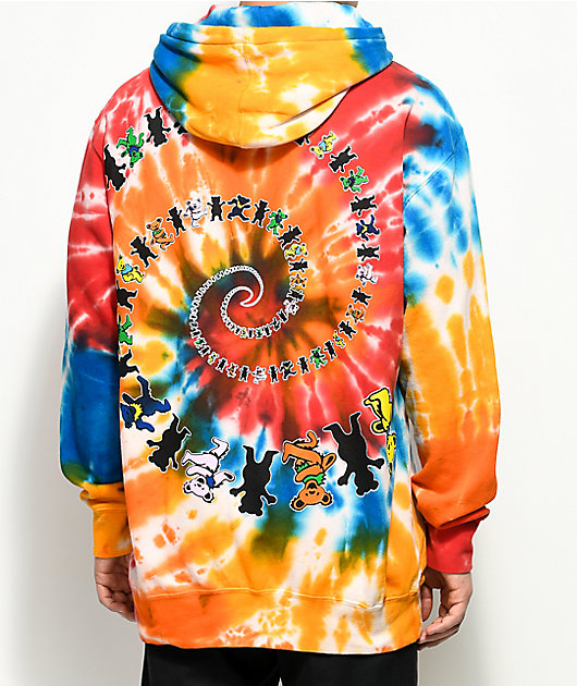 grateful dead tie dye sweatshirt