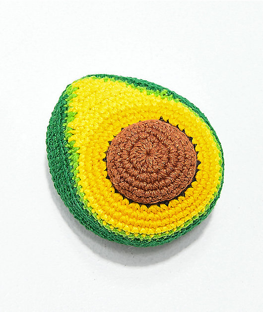 Guatemalart hacky sack de crochet de aguacate