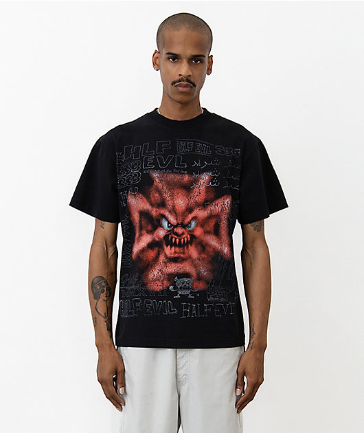 HALF EVIL 333 Demon Black T-Shirt | Zumiez