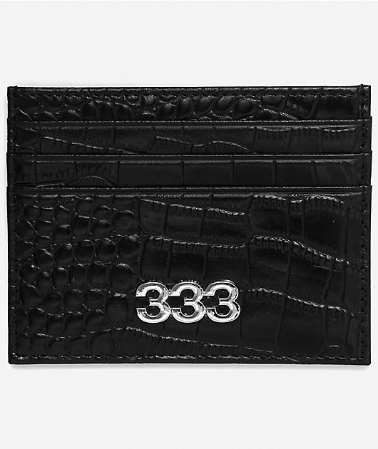 HALF EVIL Black Cardholder Wallet