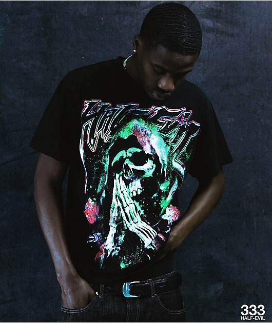 HALF EVIL Prayers Black T-Shirt
