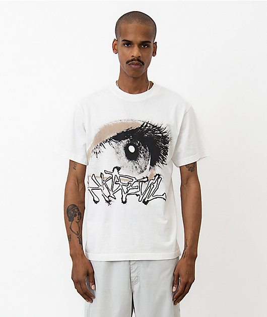 HALF EVIL UV 3Y3 White T-Shirt | Zumiez