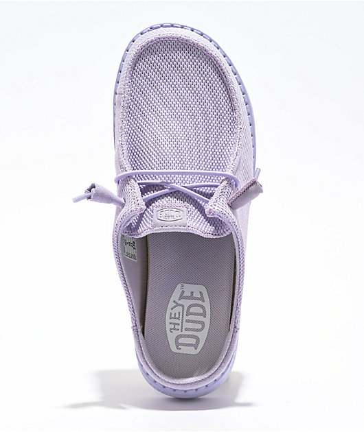 HEYDUDE Wendy Funk Mono Lilac Shoes | Zumiez
