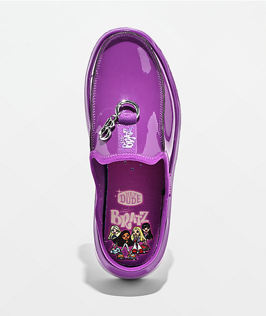 HEYDUDE x Bratz Austin Edge Purple Platform Shoes