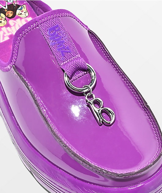 HEYDUDE x Bratz Austin Edge Purple Platform Shoes