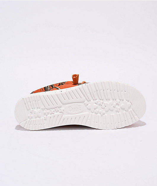 HEYDUDE x Realtree Edge Wally Orange Shoes