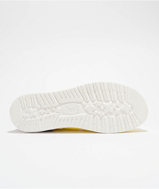 HEYDUDE x SpongeBob SquarePants Wally Funk Yellow Shoes Zumiez