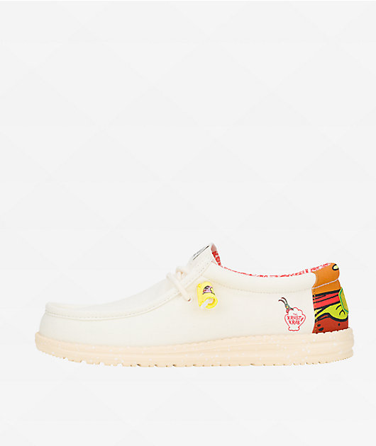 HEYDUDE x SpongeBob SquarePants Wally Krabby Patty Funk Tan Shoes