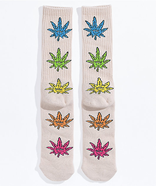 HUF 420 Buddy Natural Crew Socks