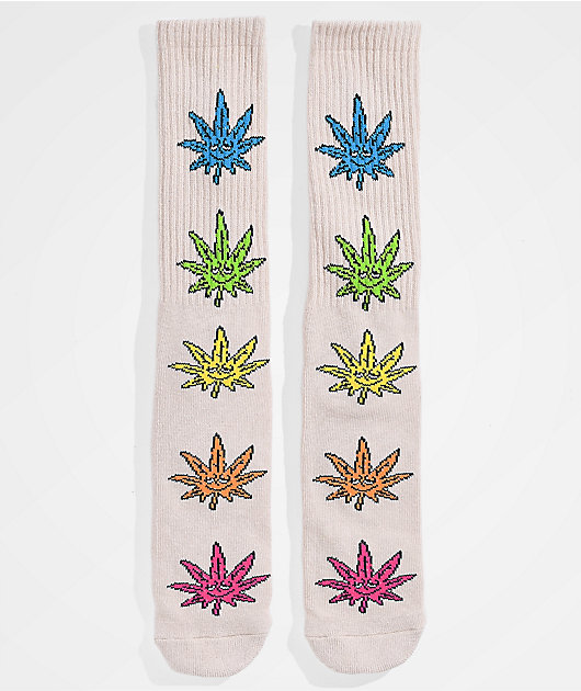 HUF 420 Buddy Natural Crew Socks