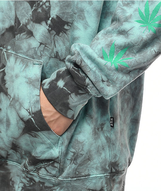 HUF 420 Plantlife Mint Tie Dye Hoodie