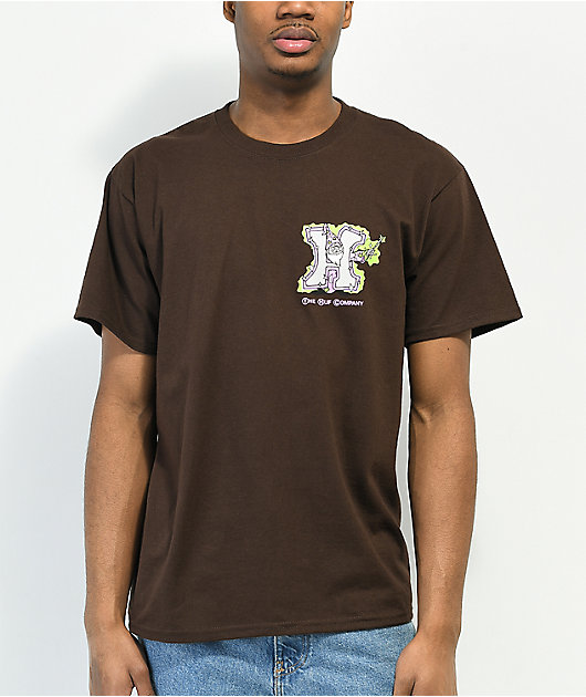 HUF 420 Weed Wizard Brown T-Shirt