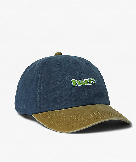 HUF 89 Navy Wash Strapback Hat