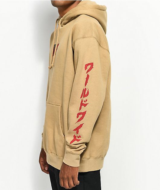 huf asa khaki hoodie