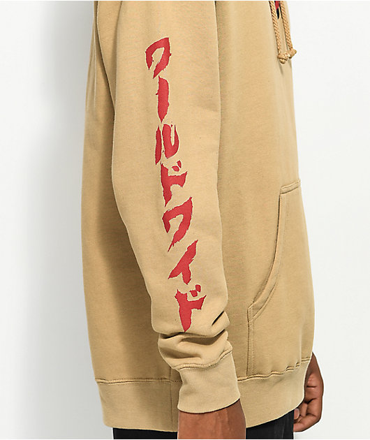 huf asa khaki hoodie