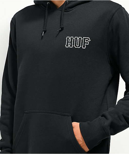 HUF Barbed Wire Classic H Black Hoodie