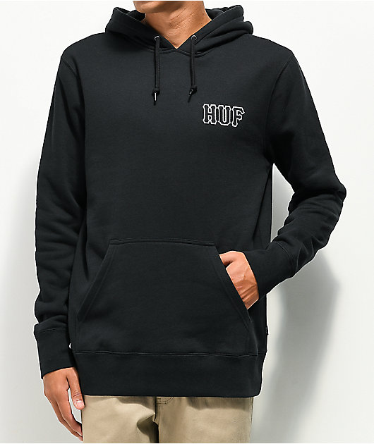 HUF Barbed Wire Classic H Black Hoodie