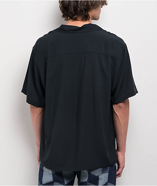 HUF Big Dawg Black Resort Shirt | Zumiez