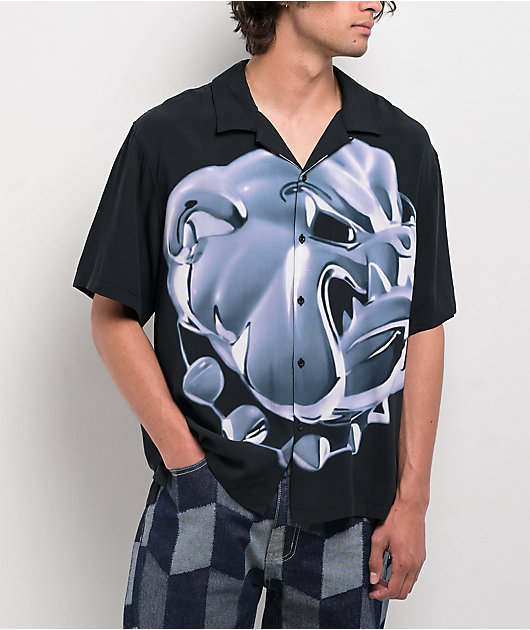 HUF Big Dawg Black Resort Shirt | Zumiez