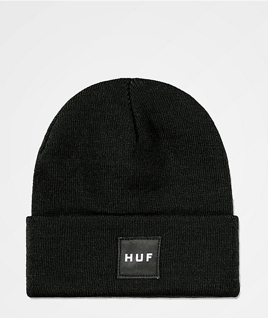 HUF Box Logo gorro negro
