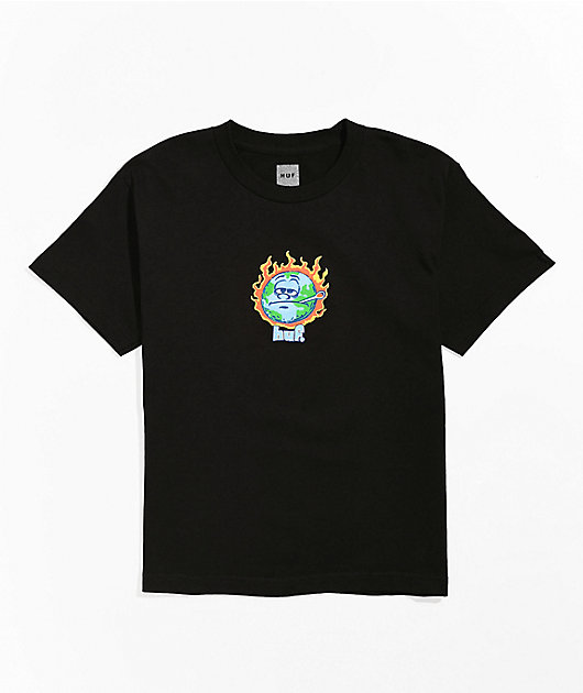 HUF Boys Sad World Black T-Shirt