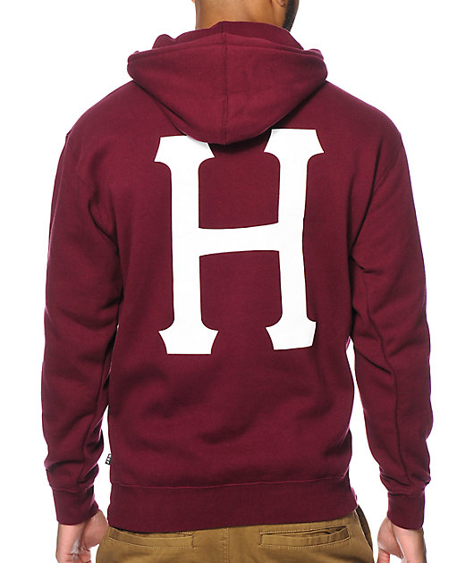 red carhartt sweatshirt