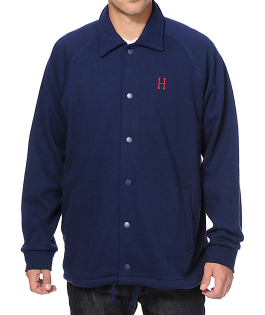 fleece coach jacket