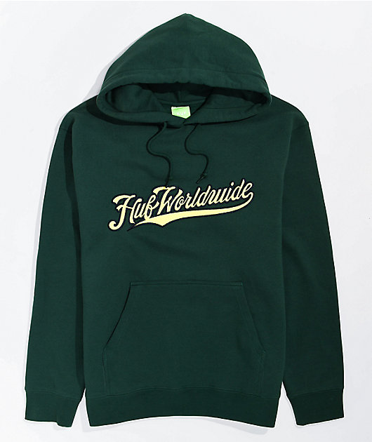 HUF Crackerjack Sudadera con capucha verde