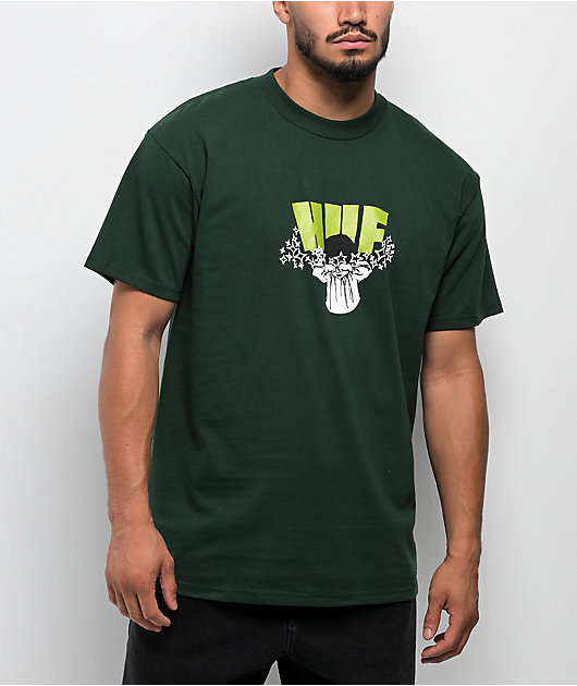 HUF Dazed Green T-Shirt | Zumiez