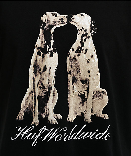HUF Dogged Black T-Shirt