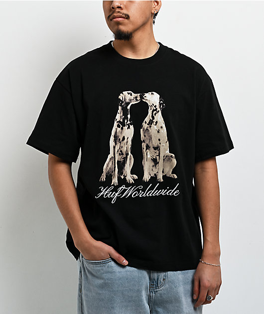 HUF Dogged Black T-Shirt | Zumiez
