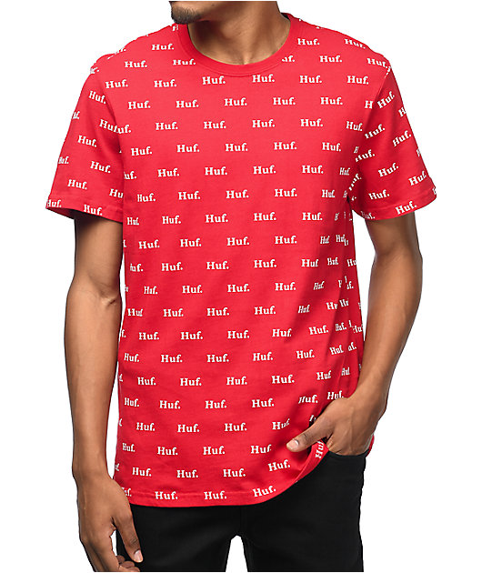 huf all over print