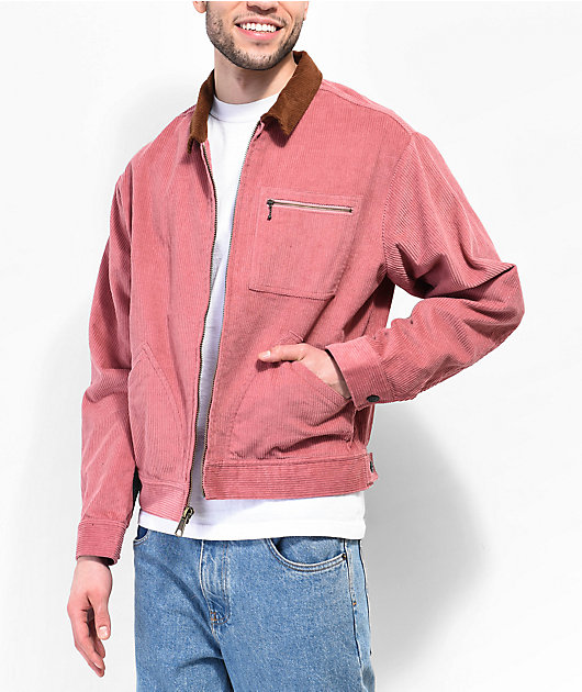 HUF Dusty Rose Corduroy Trucker Jacket | Zumiez